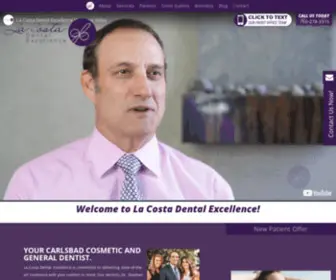 Lacostadentalexcellence.com(Carlsbad Cosmetic Dentistry) Screenshot