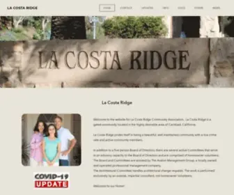 Lacostaridgehoa.com(La Costa Ridge) Screenshot