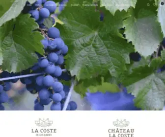 Lacostedelosandes.com(Wine Shop Online) Screenshot