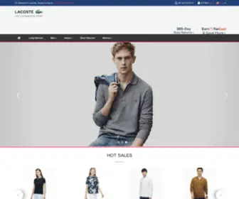 Lacostes.us(Lacoste Shoes Online Outlet) Screenshot