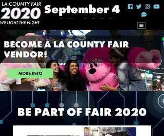 Lacountyfair.com(LA County Fair) Screenshot