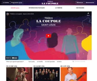 Lacoupole.fr(La Coupole) Screenshot