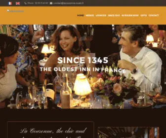 Lacouronne-Rouen.co.uk(Restaurant) Screenshot