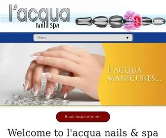 Lacquaspadallas.com(Lacqua Spa) Screenshot