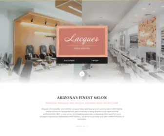 Lacquernailsandspa.com(Lacquer Nails & Spa) Screenshot