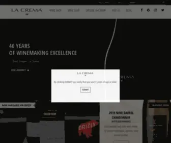 Lacrema.com(La Crema Winery) Screenshot