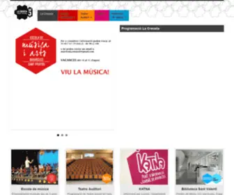 Lacreueta.cat(La Creueta Centre Cultural de Navarcles) Screenshot