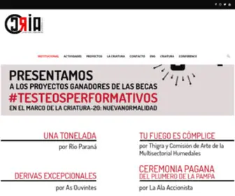 Lacria.org(Cria) Screenshot