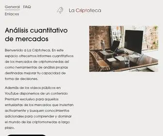 Lacriptoteca.com(La Criptoteca) Screenshot