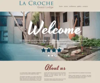 Lacroche.co.za(La Croche Guest Lodge) Screenshot