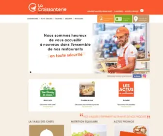 Lacroissanterie.fr(La Croissanterie) Screenshot