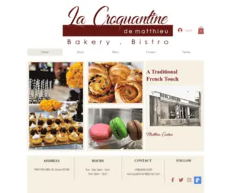 Lacroquantine.com(FRENCH BAKERY BISTROFloridaLOS MEJORE PANES Y DULCES) Screenshot