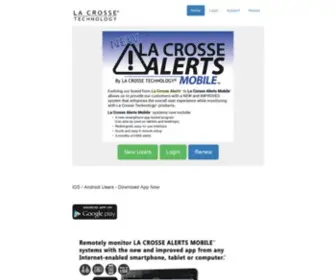 Lacrossealertsmobile.com(La Crosse Alerts Mobile) Screenshot