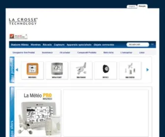 Lacrossetechnology.fr(Lacrosse Technology station météo) Screenshot