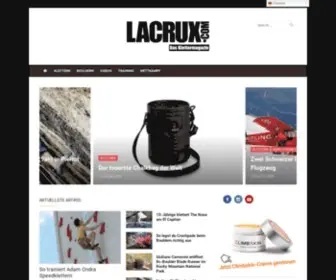 Lacrux.com(Klettern und Bouldern) Screenshot