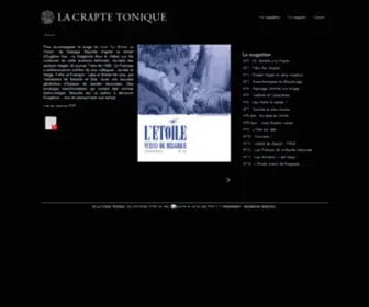 Lacryptetonique.be(La Crypte Tonique) Screenshot