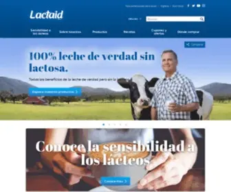 Lactaidenespanol.com(LACTAID®) Screenshot