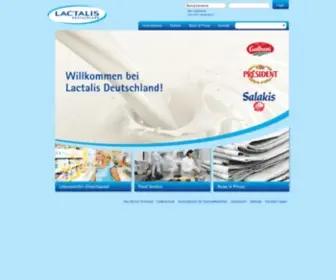 Lactalis.de(Home) Screenshot