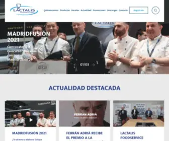 Lactalisfoodservice.es(Lactalis Foodservice Iberia) Screenshot