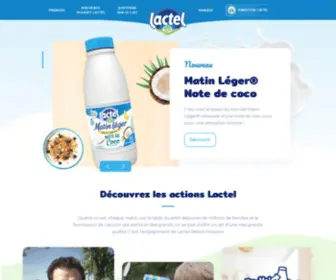 Lactel.fr(Découvrez nos laits d'excellente qualité) Screenshot