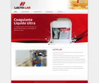 Lactolab.com.br(Coagulantes, Fermentos, Aditivos e Coadjuvantes para Produção de Queijos) Screenshot
