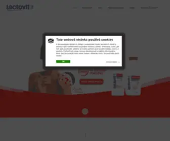 Lactovit.cz(Lactovit Česká republika) Screenshot