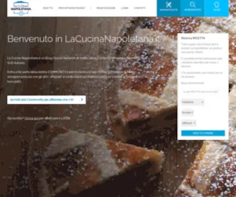 Lacucinanapoletana.it(Blog/Social Network di ricette della Cucina Napoletana) Screenshot