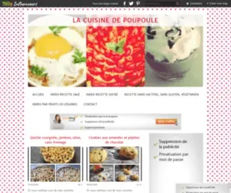 Lacuisinedepoupoule.com(La cuisine de poupoule) Screenshot