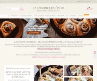 Lacuisinedesepices.fr(Vente d'épices & mélanges d'épices originaux depuis) Screenshot