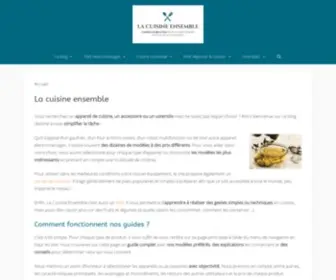 Lacuisineensemble.fr(La Cuisine Ensemble : recettes) Screenshot