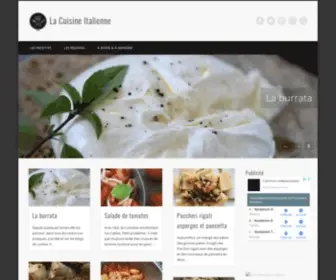 Lacuisineitalienne.fr(La Cuisine Italienne) Screenshot