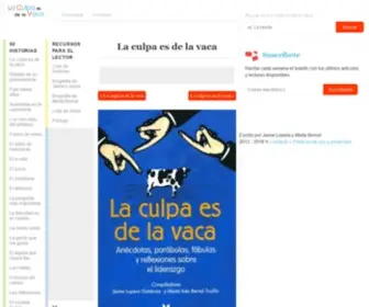 Laculpaesdelavaca.com(La culpa es de la vaca) Screenshot