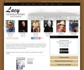 Lacyfuneral.com(Lacy Funeral Home) Screenshot