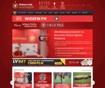 Laczynaswidzew.pl(Widzew Łódź) Screenshot