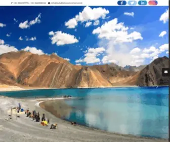 Ladakhmountaintours.com(Ladakh Tour Packages) Screenshot