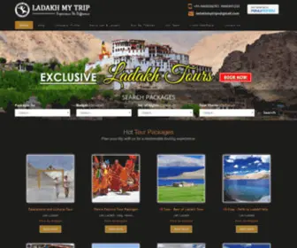 Ladakhmytrip.com(A Reliable Travel Agent) Screenshot