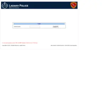 Ladakhpolicerecruitment.in(Ladakh Police Recruitment) Screenshot