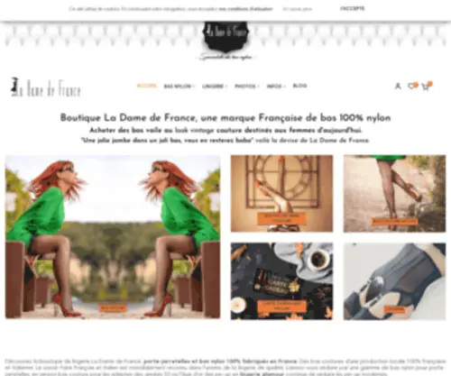 Ladamedefrance.com(Boutique) Screenshot