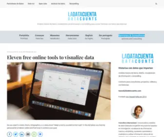 Ladatacuenta.com(Periodismo de datos) Screenshot
