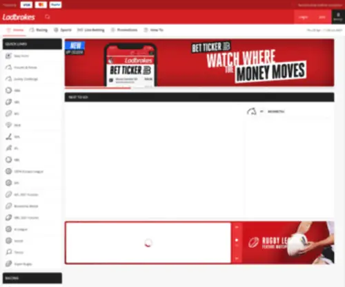 Ladbrokespuntclub.com.au(Ladbrokes) Screenshot