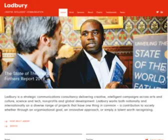 Ladburypr.com(Ladbury PR) Screenshot