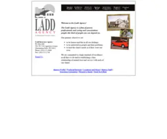 Laddagency.com(Ladd Agency) Screenshot