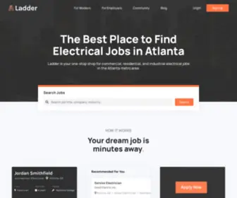 Ladderforwork.com(The Best Place to Find Electrical Jobs in Atlanta) Screenshot