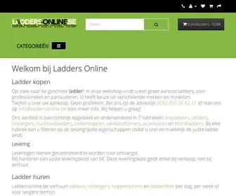 Laddersonline.be(Ladder online bestellen) Screenshot