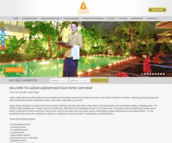 Ladearangkorhotel.com(The Ladear Angkor Boutique Hotel) Screenshot