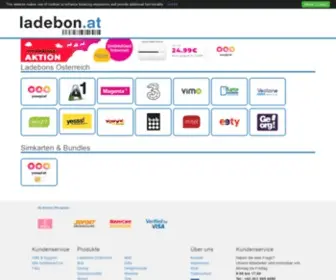 Ladebon.at(Guthaben online aufladen) Screenshot