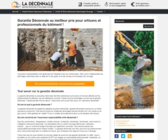 Ladecennale.fr(Garantie Décennale) Screenshot