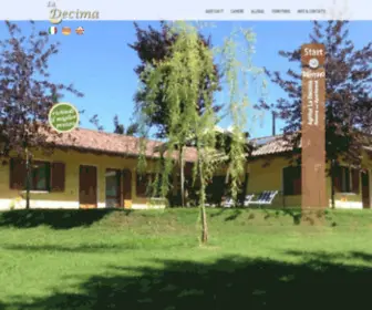 Ladecima.net(Mattarello LA DECIMA Agritur Trento in Trentino B&B) Screenshot