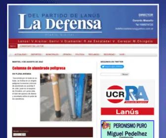 Ladefensadigital.com(La Defensa) Screenshot