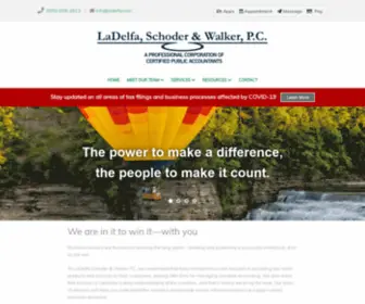 Ladelfa.com(LaDelfa Schoder and Walker P.C) Screenshot